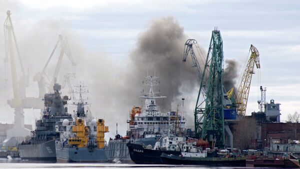 Incendio en el submarino ruso Oriol - Sputnik Mundo