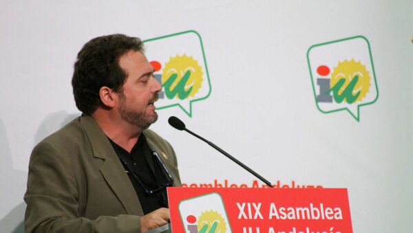 Juan de Dios Villanueva, secretario de relaciones internacionales del Partido Comunista de España (PCE) - Sputnik Mundo