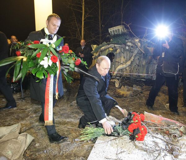 Accidente del Tu-154 del presidente polaco Kaczynski en abril de 2010 - Sputnik Mundo
