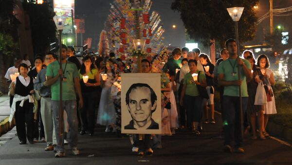 Homenaje a Ignacio Ellacuría en San Salvador (archivo) - Sputnik Mundo