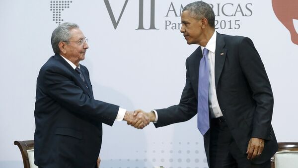 Raúl Castro, presidente de Cuba, y Barack Obama, presidente de EEUU - Sputnik Mundo