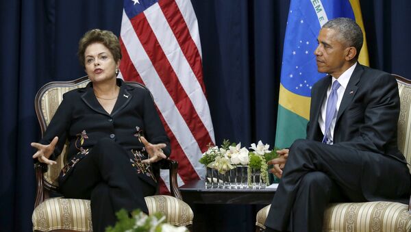 U.S. President Barack Obama holds a bilateral meeting with Brazil’s President Dilma Rousseff - Sputnik Mundo