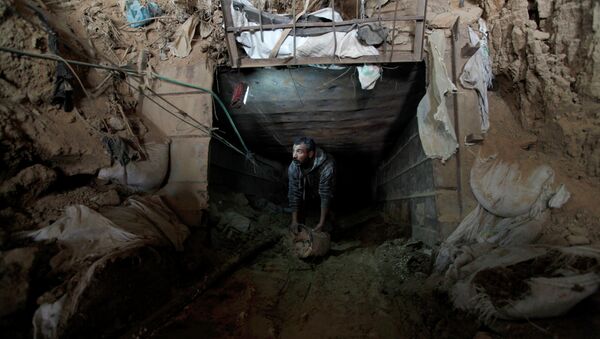 Un túnel entre Egipto y la Franja de Gaza - Sputnik Mundo
