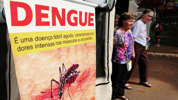 Brasil registró 460.500 casos de dengue en los primeros tres meses de 2015 - Sputnik Mundo