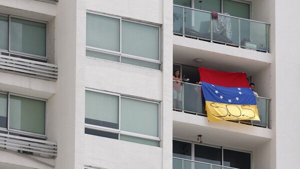 Bandera de Venezuela en Panamá - Sputnik Mundo