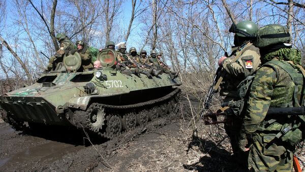 Milicias de Donetsk (archivo) - Sputnik Mundo