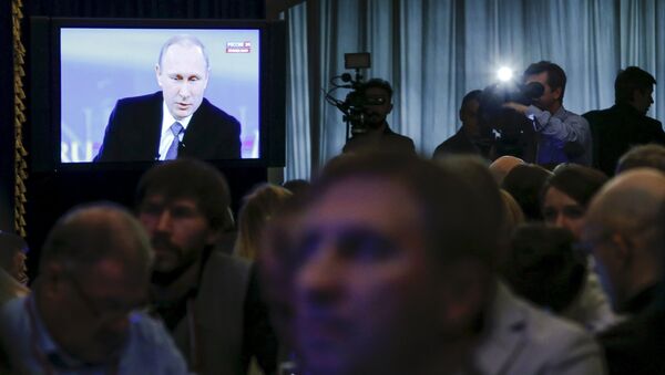 Sesión de preguntas y respuestas de Vladímir Putin - Sputnik Mundo