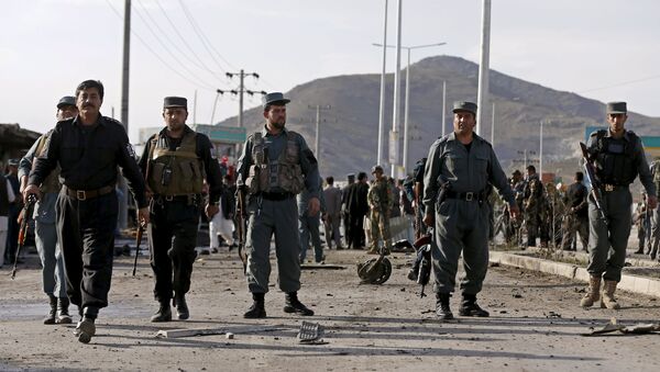 La policía en Afganistan (archivo) - Sputnik Mundo