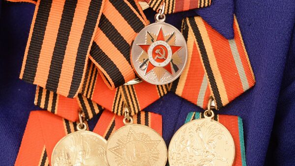 Вручение в Казани юбилейных медалей ветеранам войны к 70-летию Победы в ВОВ - Sputnik Mundo