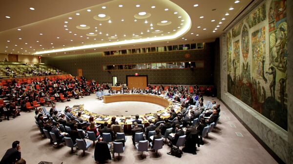 Consejo de Seguridad de la ONU en la sede en Nueva York, EEUU (archivo) - Sputnik Mundo