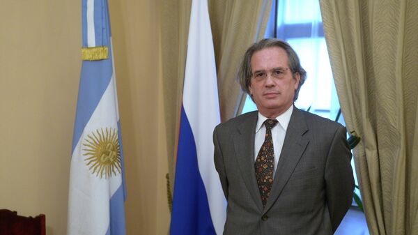 Pablo Tettamanti, embajador de Argentina en Rusia, durante una entrevista en Moscu - Sputnik Mundo