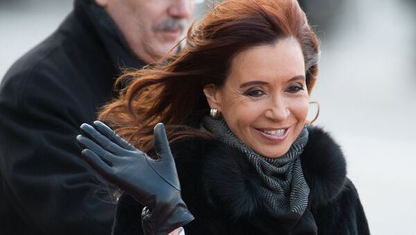 Cristina Kirchner, presidenta de Argentina, durante su visita a Moscú - Sputnik Mundo