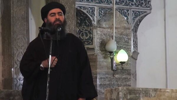 Abu Bakr al Baghdadi, líder del grupo terrorista Daesh - Sputnik Mundo