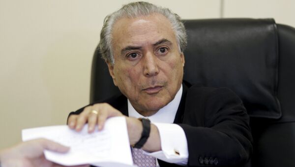 Michel Temer, vicepresidente de Brasil - Sputnik Mundo