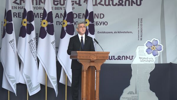 Serzh Sargsián, presidente de Armenia - Sputnik Mundo