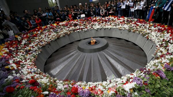 Museo de la memoria del genocidio en Yerevan - Sputnik Mundo