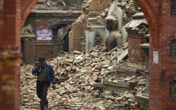 Consecuencias del terremoto en Nepal - Sputnik Mundo