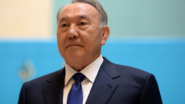 El presidente de Kazajistán, Nursultán Nazarbáev - Sputnik Mundo