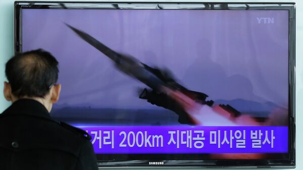 Ensayo de un misil de Corea del Norte (archivo) - Sputnik Mundo