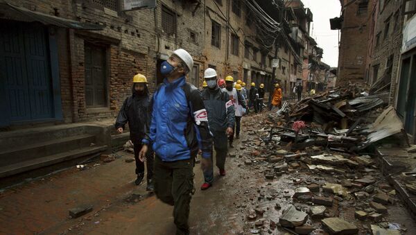 Consequencias del terremoto en Nepal - Sputnik Mundo