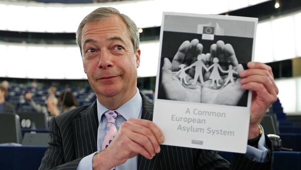 Nigel Farage, presidente del Partido por la Independencia de Reino Unido - Sputnik Mundo