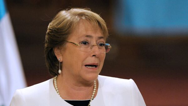 Michelle Bachelet, presidente de Chile - Sputnik Mundo