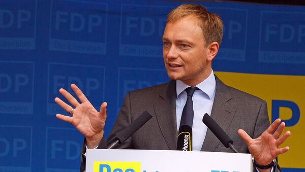 Christian Lindner, presidente del opositor Partido Democrático Liberal de Alemania - Sputnik Mundo