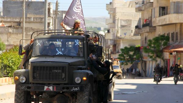 Militantes del grupo terrorista Frente al Nusra (archivo) - Sputnik Mundo