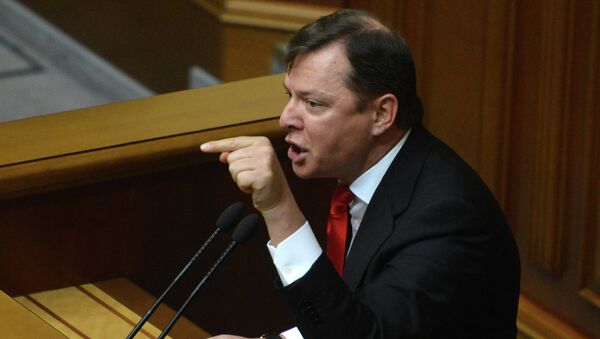 Oleg Liashkó, líder del Partido Radical y miembro de la Rada Suprema (archivo) - Sputnik Mundo