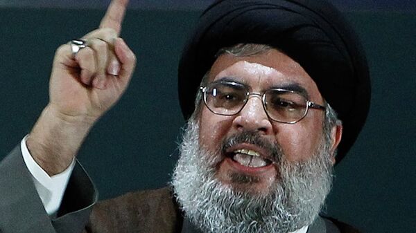 Hasan Nasrallah, líder del movimiento chií libanés Hizbulá - Sputnik Mundo