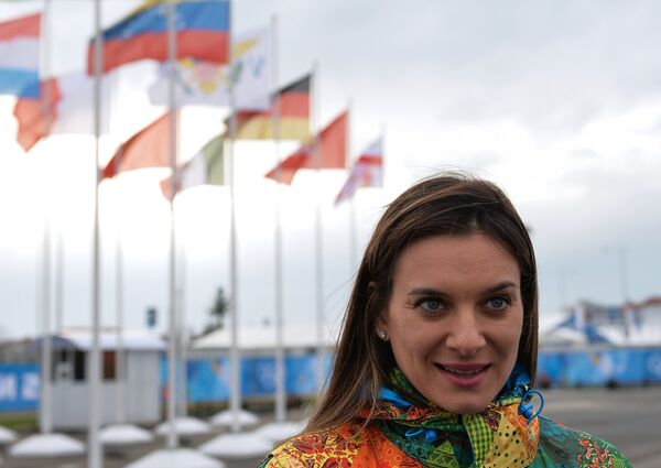 Elena Isinbáyeva, la reina de la pértiga - Sputnik Mundo