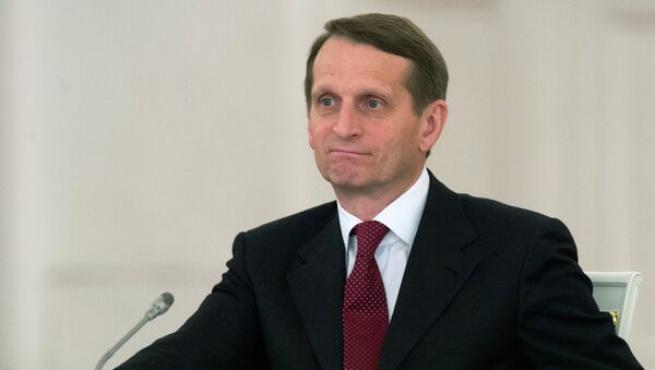 Serguéi Narishkin, presidente de la Duma de Estado (Cámara baja del Parlamento ruso) - Sputnik Mundo