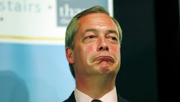Nigel Farage, eurodiputado británico (archivo) - Sputnik Mundo