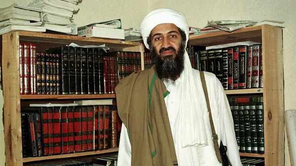 Al Qaida leader Osama bin Laden is seen in Afghanistan. (File) - Sputnik Mundo