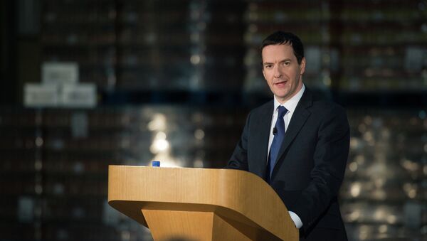 George Osborne, ministro del Tesoro de Reino Unido - Sputnik Mundo