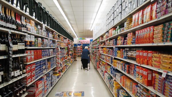 Un supermercado en EEUU - Sputnik Mundo