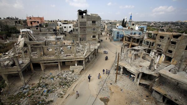 Situación en Franja de Gaza (imagen referencial) - Sputnik Mundo
