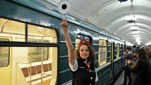 Metro de Moscú, Rusia (archivo) - Sputnik Mundo
