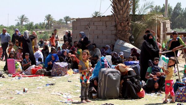 Refugiados de Ramadi en Bagdad - Sputnik Mundo