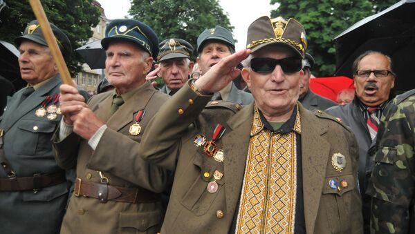 Veteranos del Ejército Insurgente Ucraniano (archivo) - Sputnik Mundo