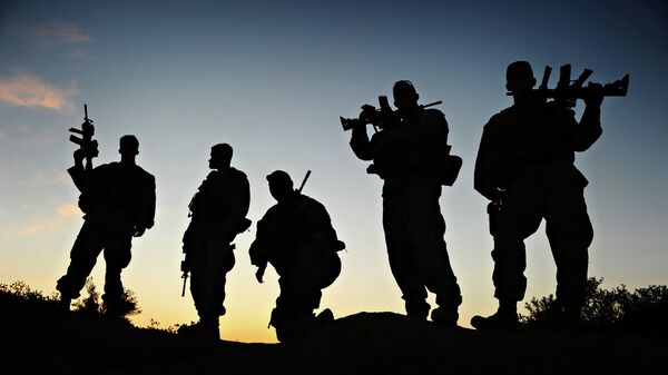 Marines Mentoring Afghan Soldiers - Sputnik Mundo
