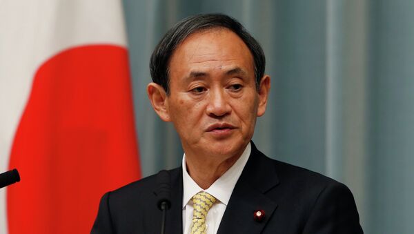 Yoshihide Suga, secretario general del Gobierno de Japón - Sputnik Mundo