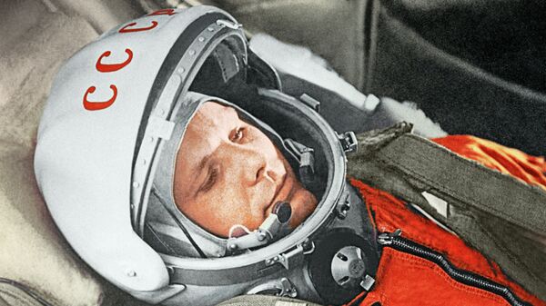 Yuri Gagarin, Gagarin, justo antes de ser el primer humano en alcanzar el cosmos, 12 de abril de 1961 - Sputnik Mundo