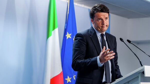 Matteo Renzi, primer ministro de Italia - Sputnik Mundo