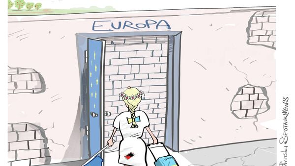 Ucrania a las puertas de Europa - Sputnik Mundo
