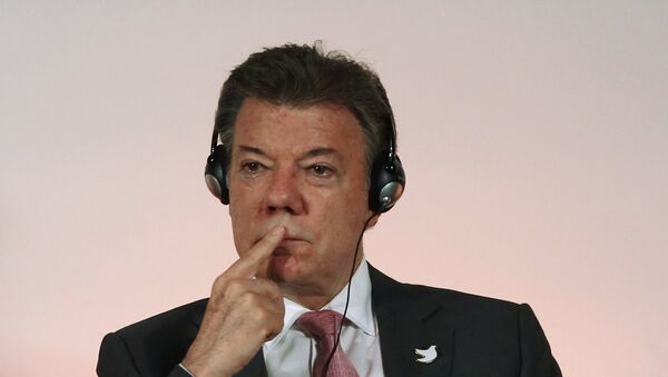 Juan Manuel Santos, presidente de Colombia - Sputnik Mundo