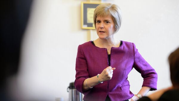 Nicola Sturgeon, primera ministra escocesa y líder del Partido Nacionalista Escocés (SNP) - Sputnik Mundo