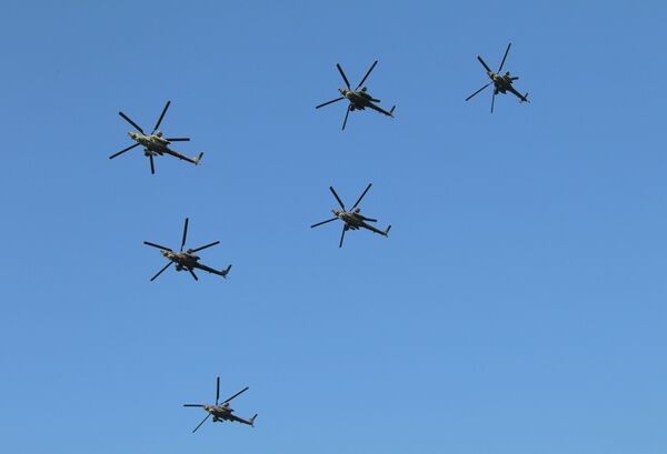 Grupo Bérkuti de alto pilotaje de helicópteros - Sputnik Mundo