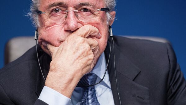 Joseph Blatter, presidente de la FIFA - Sputnik Mundo