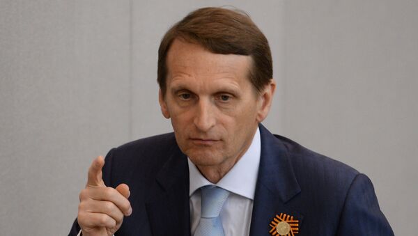 Serguéi Narishkin, presidente de la Duma de Estado - Sputnik Mundo
